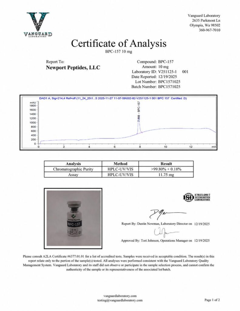 BPC-157 10mg Research Peptide