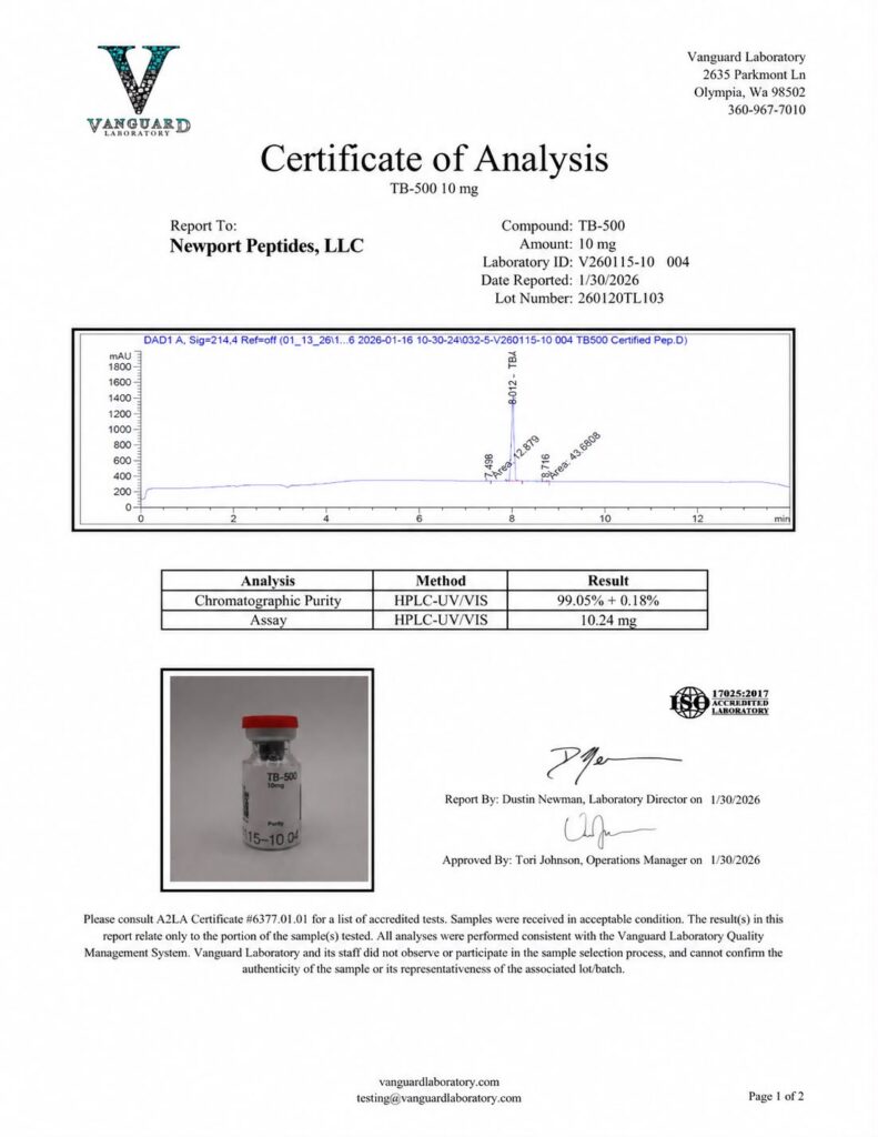 TB-500 10mg Research Peptide